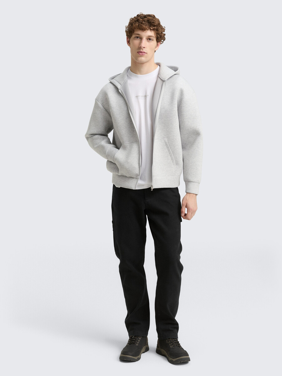 lässige hoodie-sweatjacke von scuba