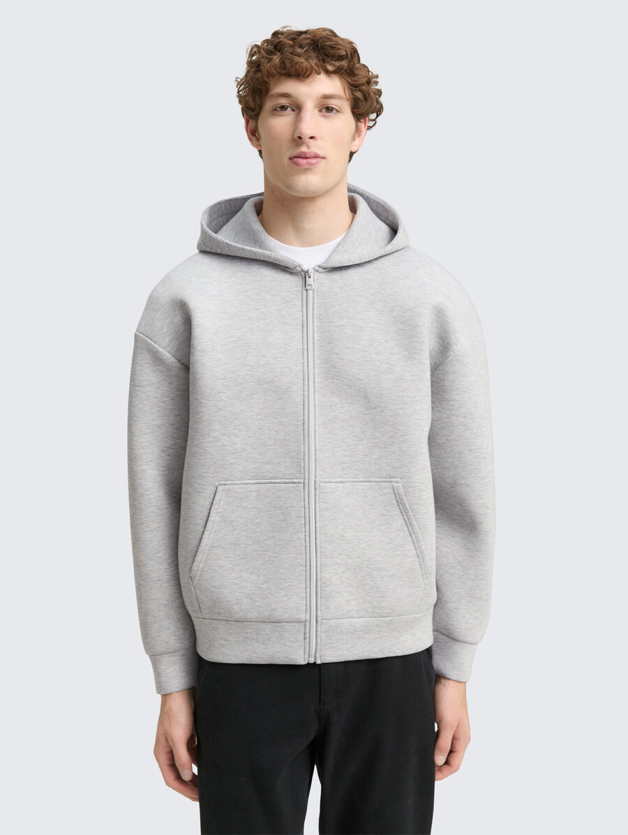 lässige hoodie-sweatjacke von scuba