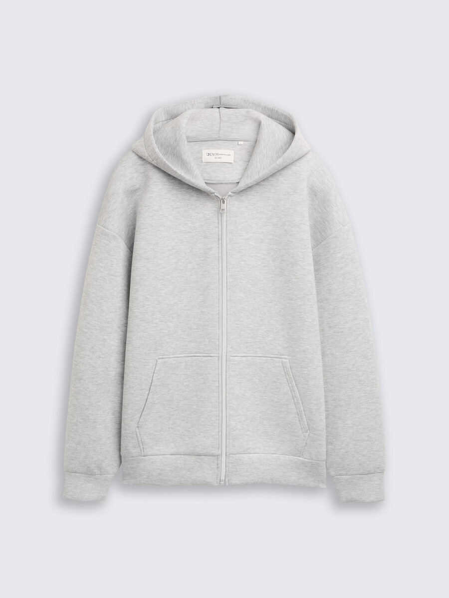 lässige hoodie-sweatjacke von scuba