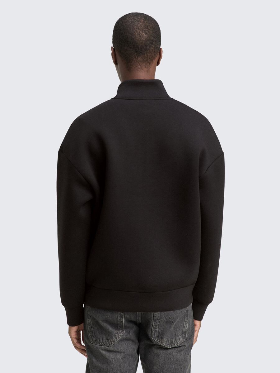 lässige scuba-sweatshirtjacke