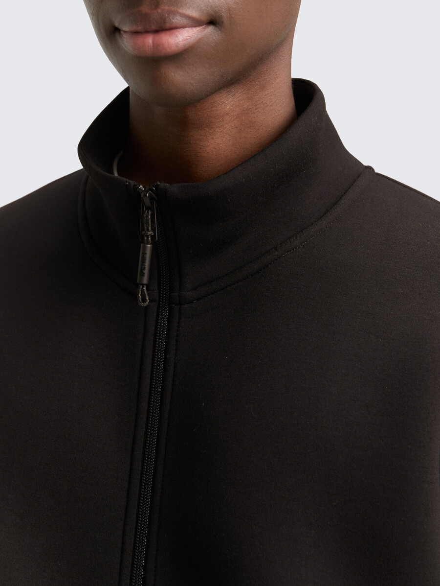 lässige scuba-sweatshirtjacke