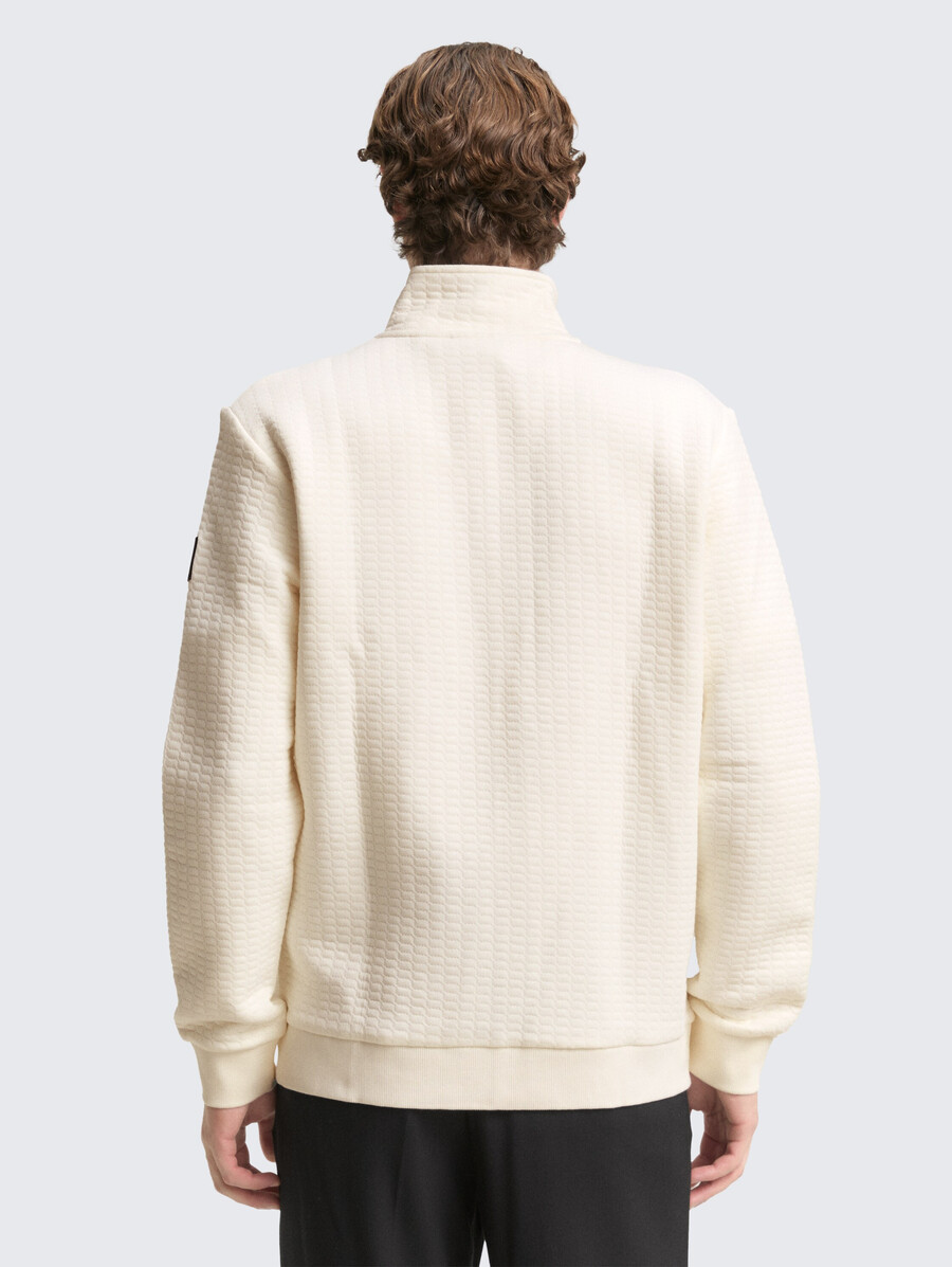 sweatjacke mit stehkragen