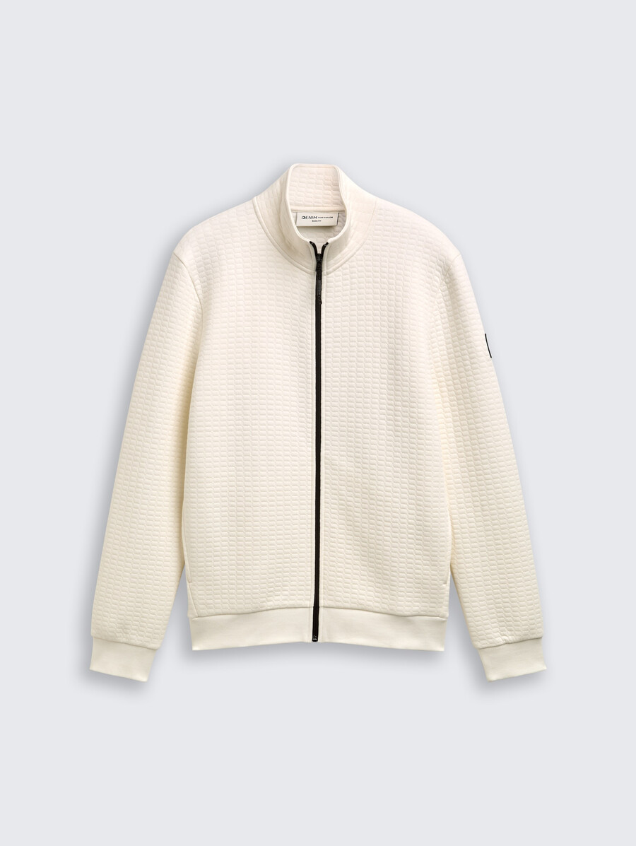 sweatjacke mit stehkragen