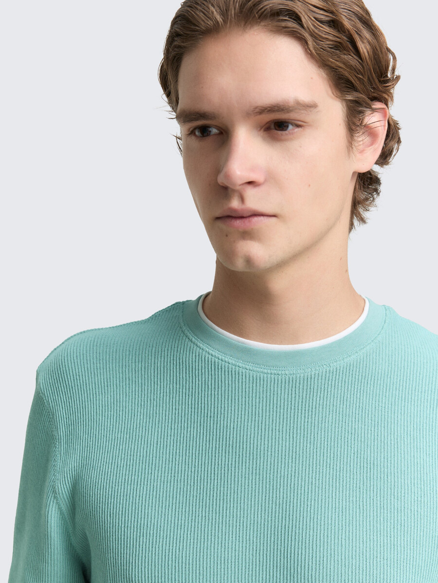 langärmeliges hemd mit 2-in-1-look