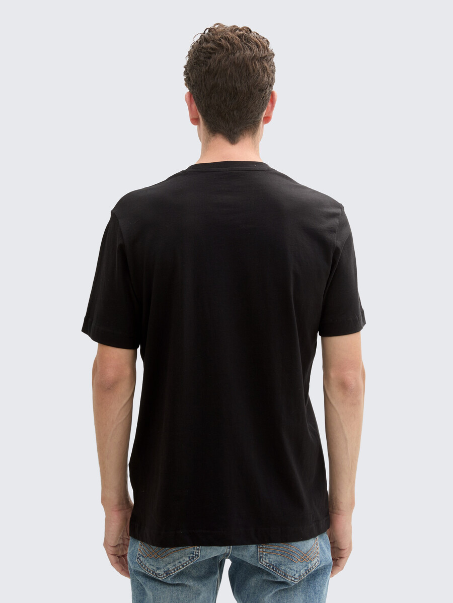 einfaches t-shirt im 2er-pack