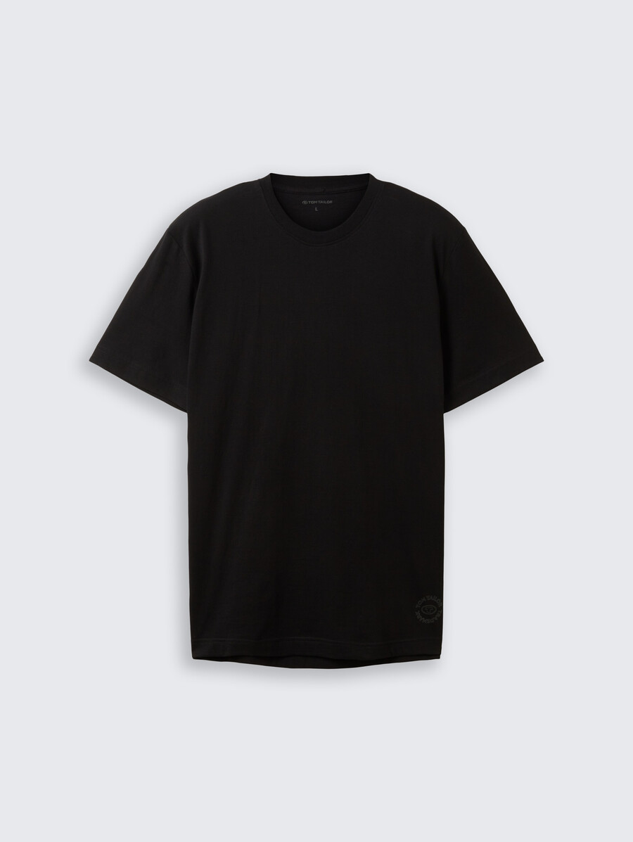 einfaches t-shirt im 2er-pack