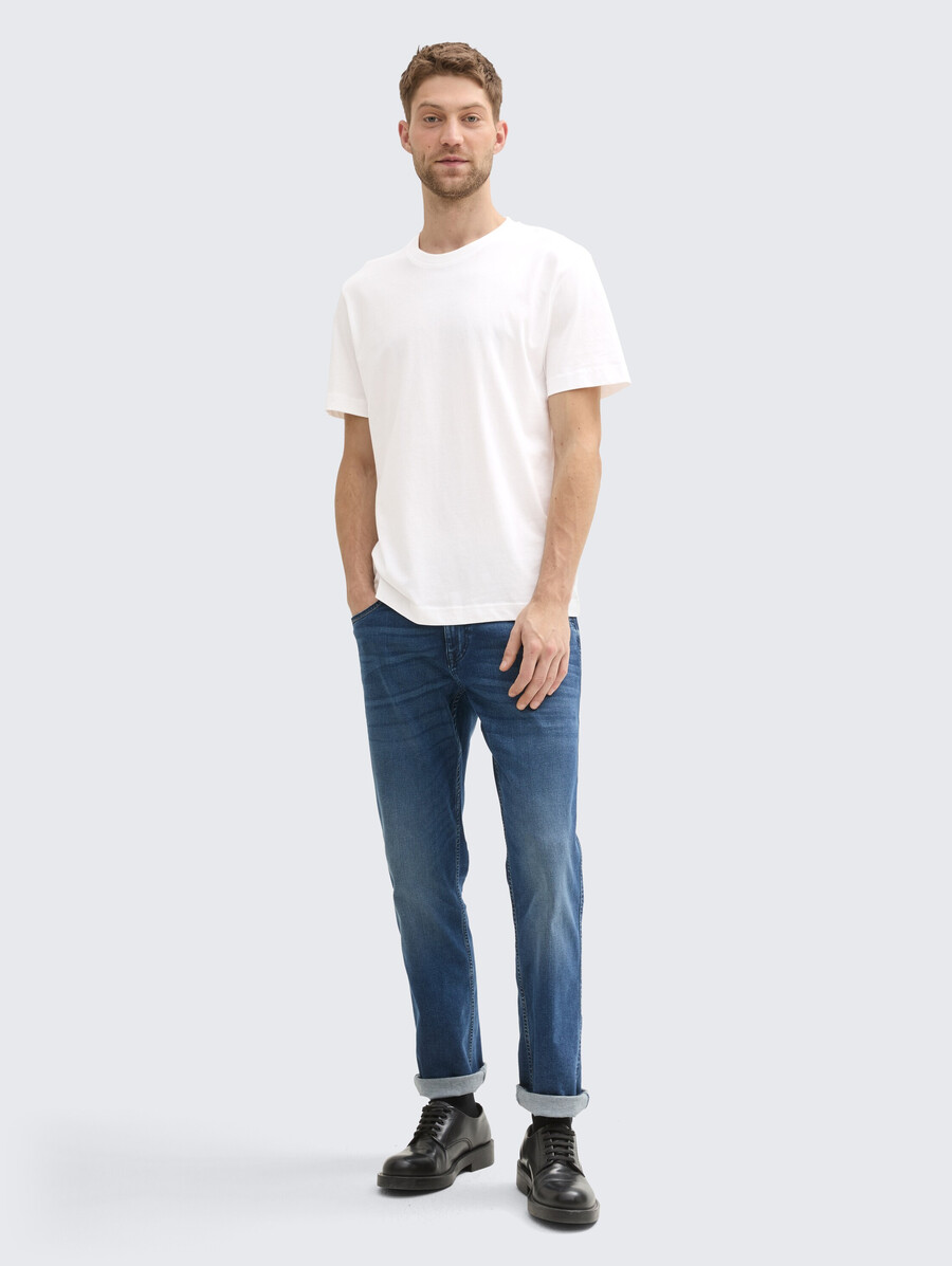 einfaches t-shirt im 2er-pack