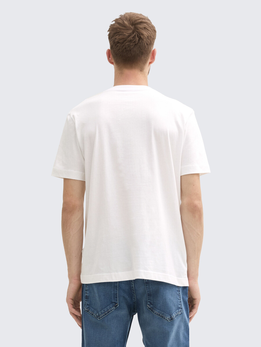 einfaches t-shirt im 2er-pack
