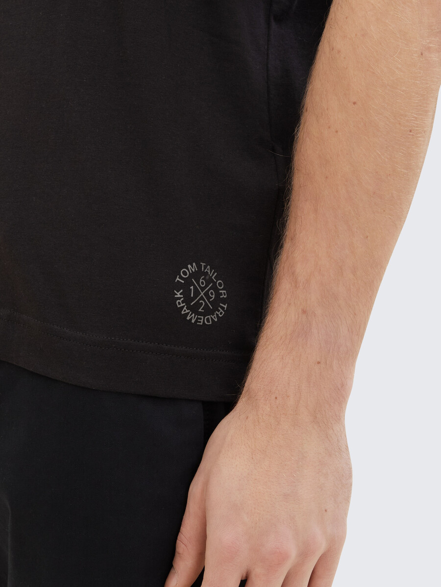 baumwoll-t-shirts im 4er-pack