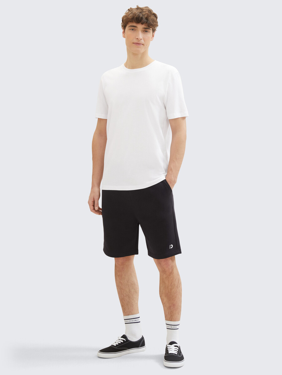 baumwoll-t-shirts im 3er-pack