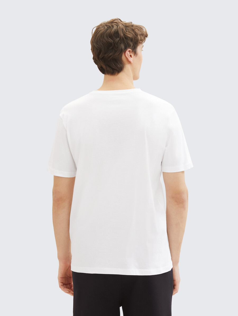 baumwoll-t-shirts im 3er-pack