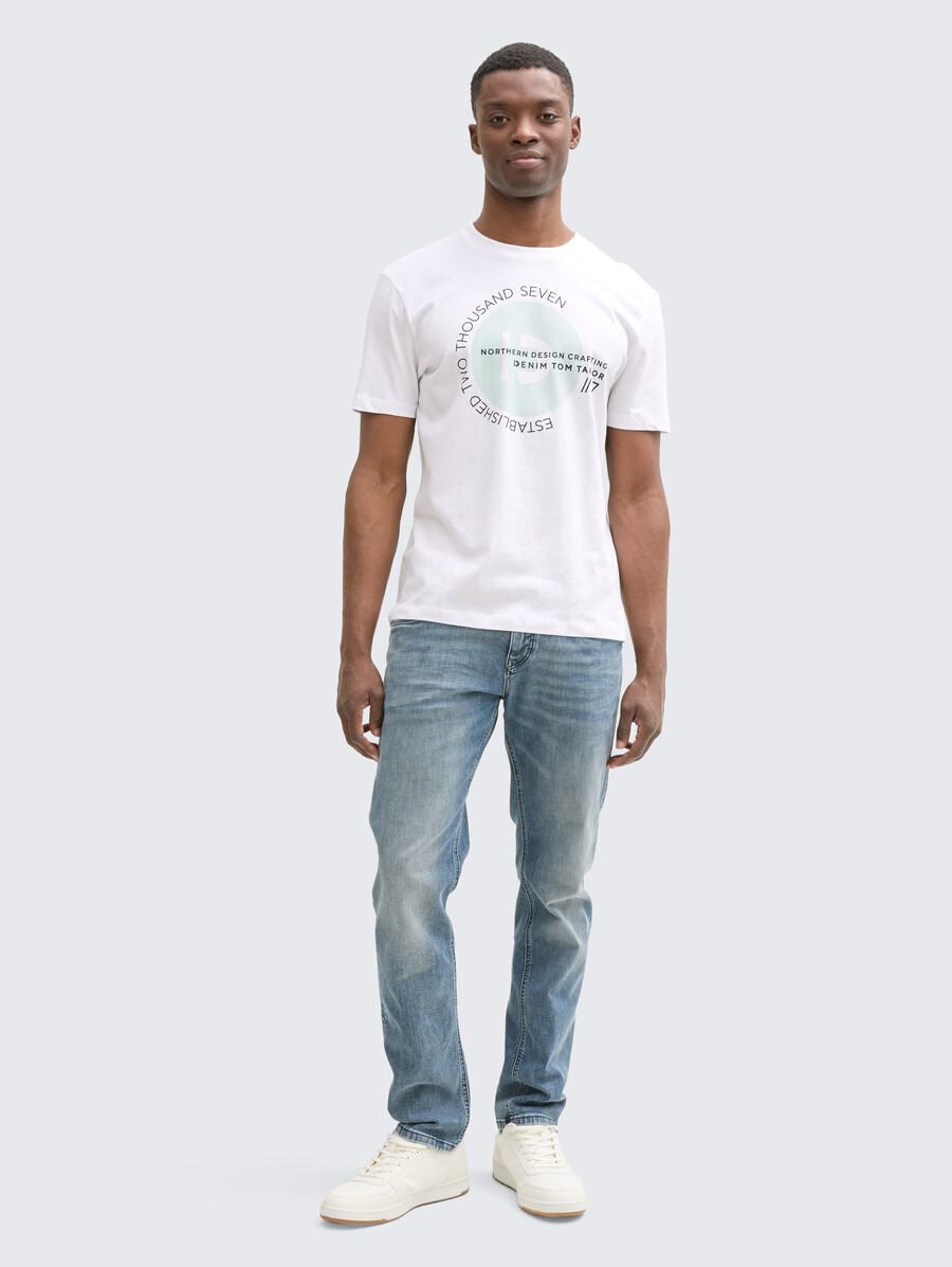 t-shirts mit aufdruck im 3er-pack