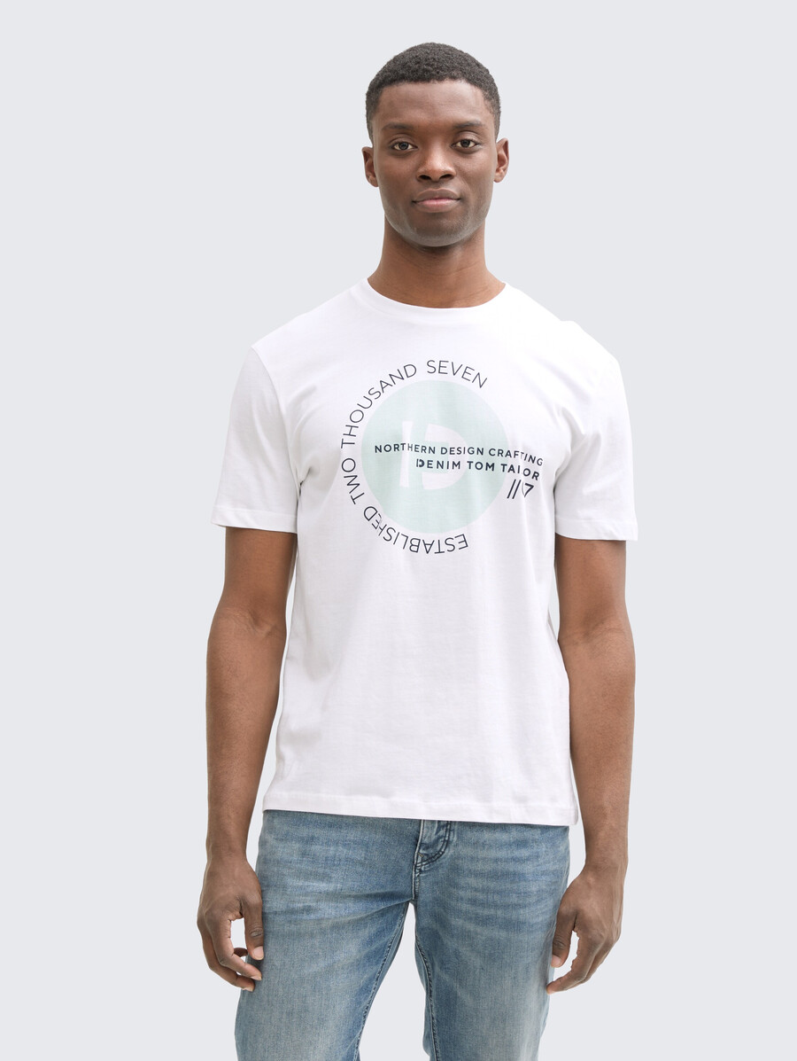 t-shirts mit aufdruck im 3er-pack