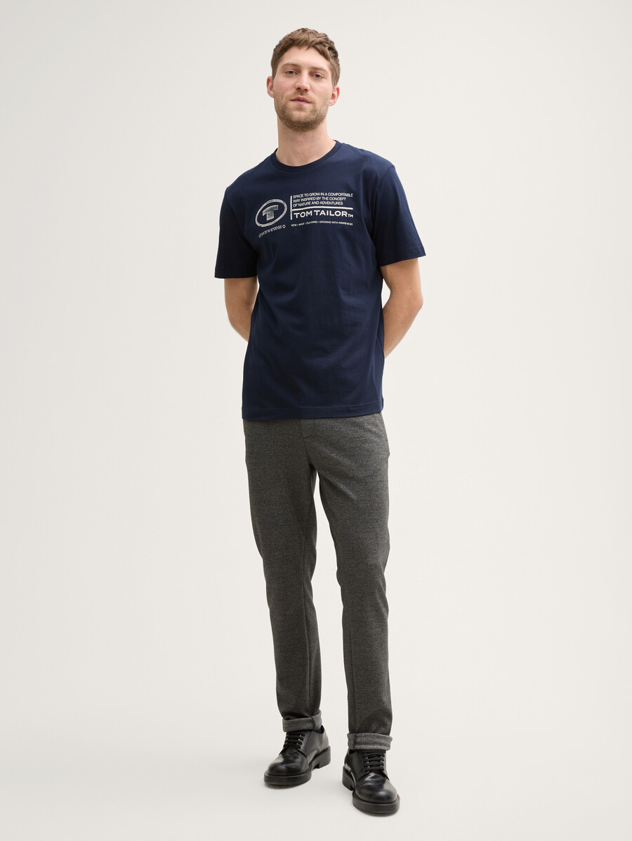 t-shirts mit aufdruck im 2er-pack