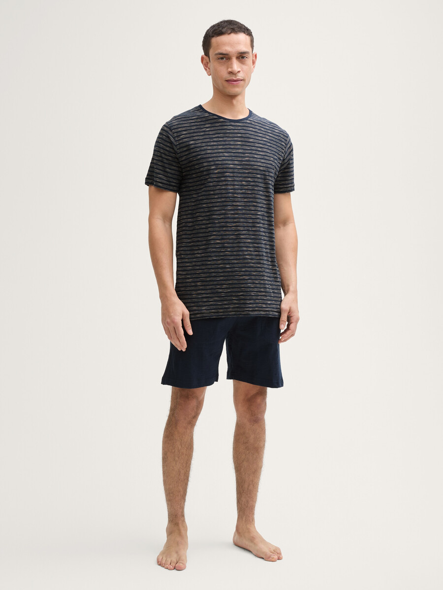 pyjama-set mit streifenmuster