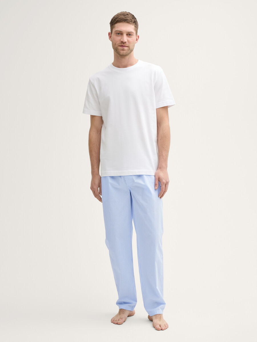 pyjamahose aus baumwolle
