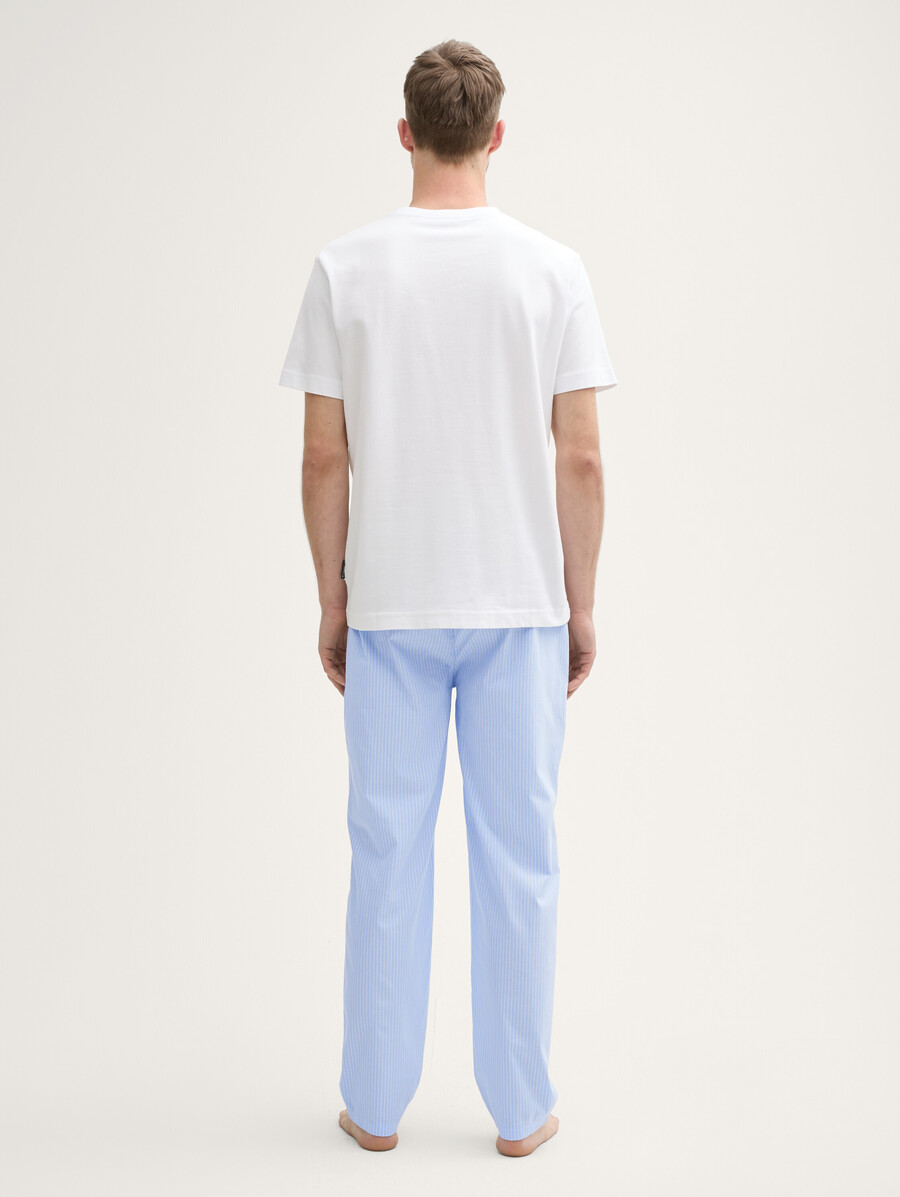 pyjamahose aus baumwolle