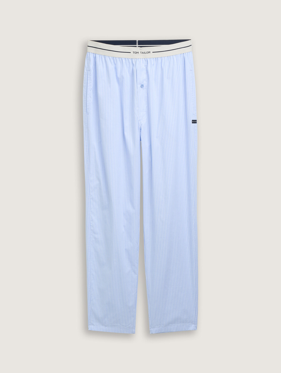 pyjamahose aus baumwolle