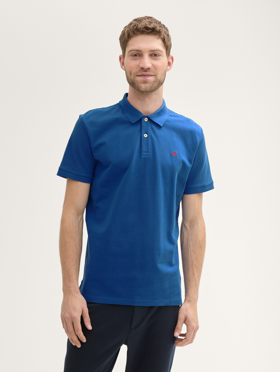 polohemd aus baumwollpiqué