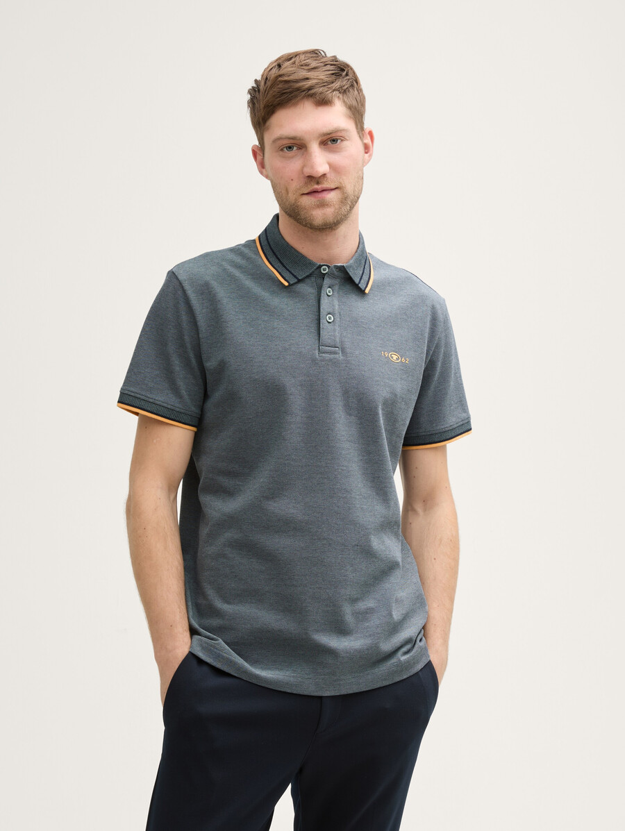 piqué-poloshirt mit stretchanteil