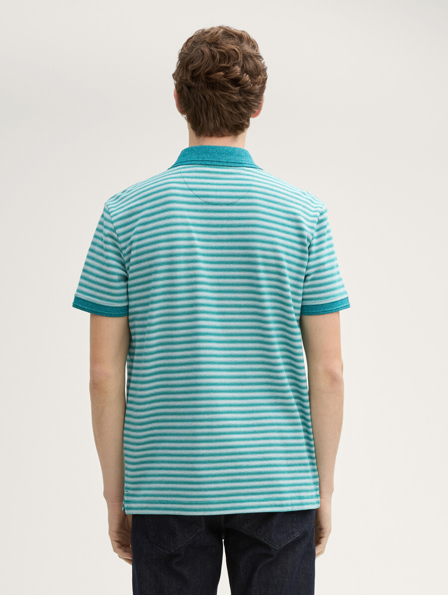 piqué-poloshirt mit brusttasche