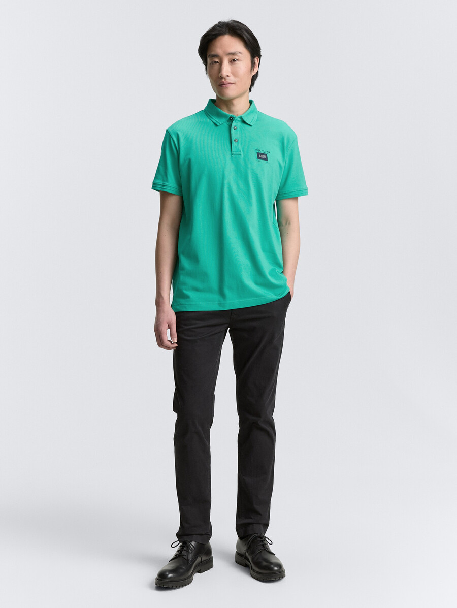 piqué-poloshirt mit stretchanteil