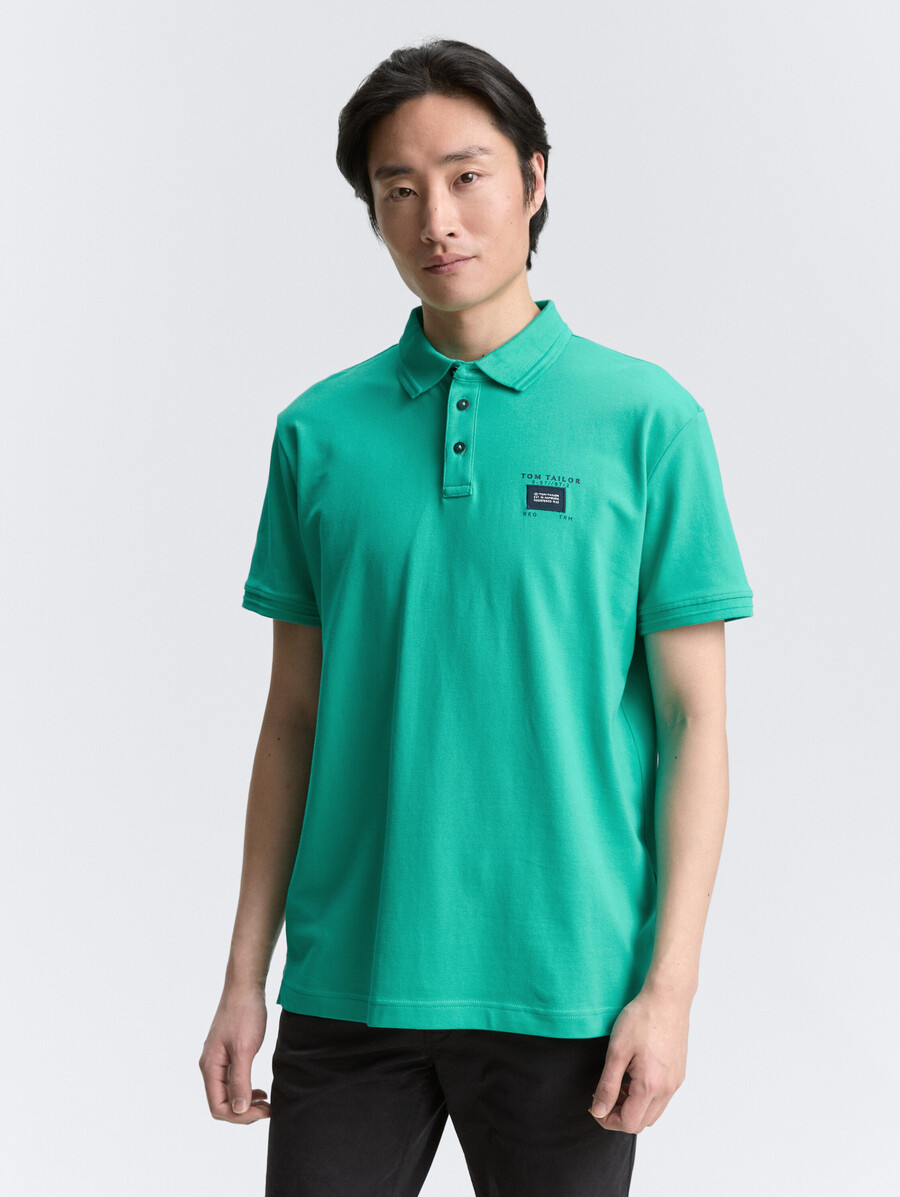 piqué-poloshirt mit stretchanteil