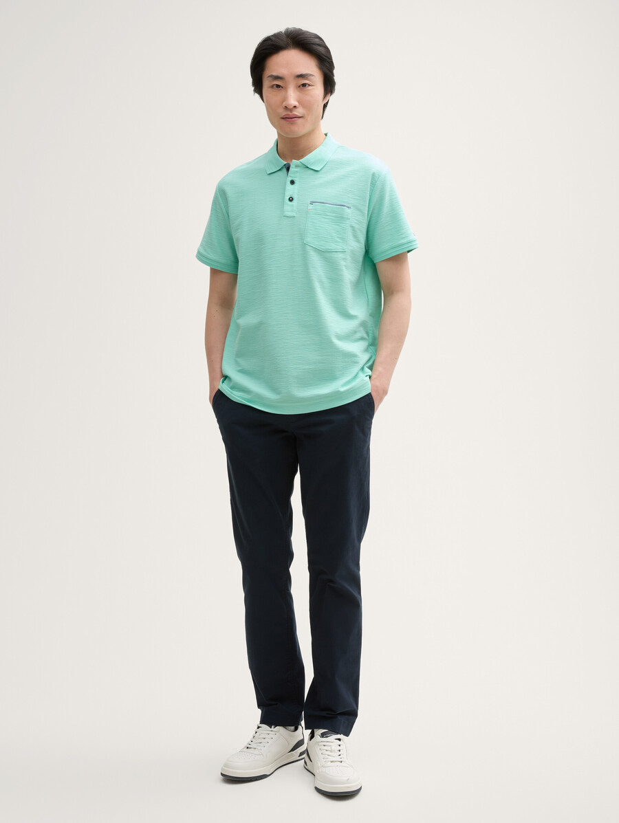 poloshirt mit brusttasche