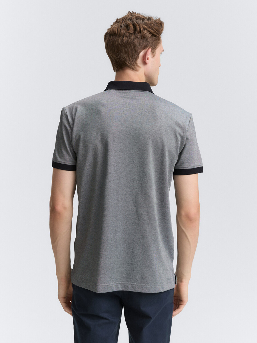 piqué-poloshirt mit stretchanteil