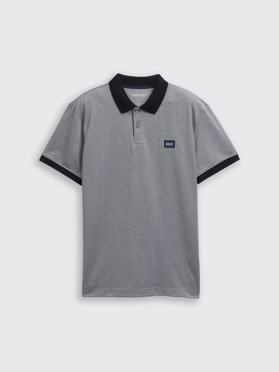 piqué-poloshirt mit stretchanteil