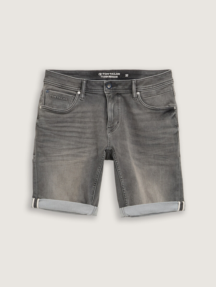 ttjosh regular slim jeansshorts mit superstretch