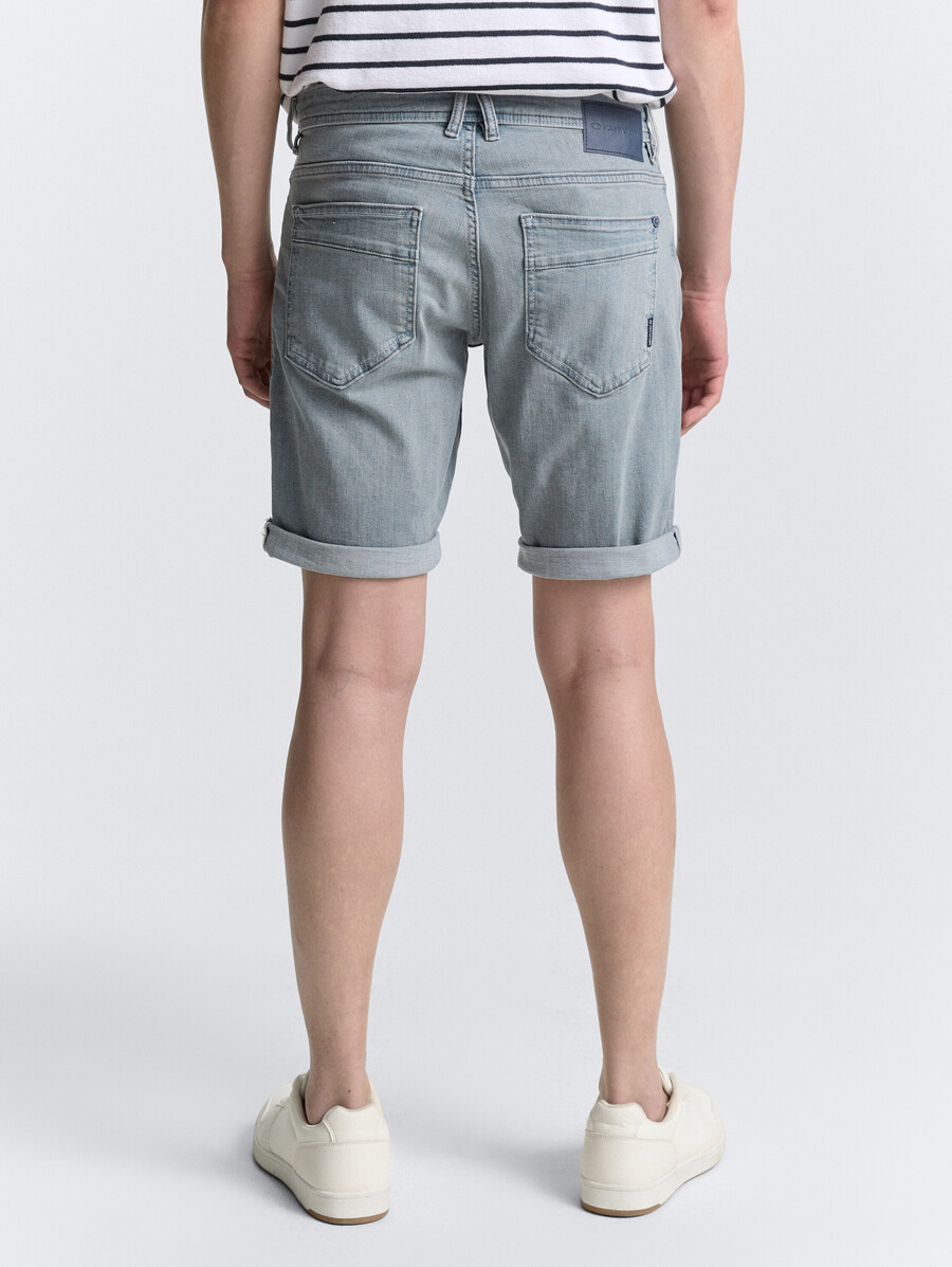 ttjosh regular slim jeansshorts mit stretchanteil