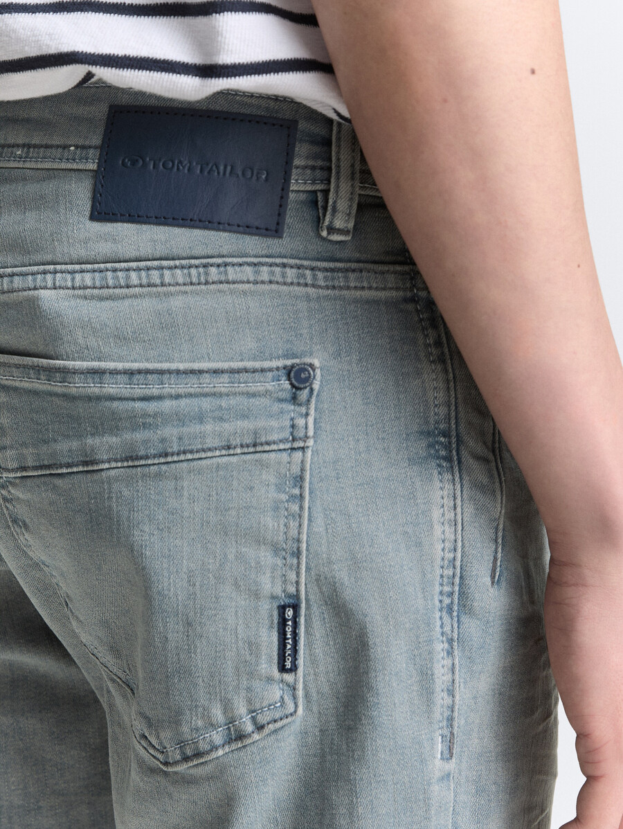 ttjosh regular slim jeansshorts mit stretchanteil