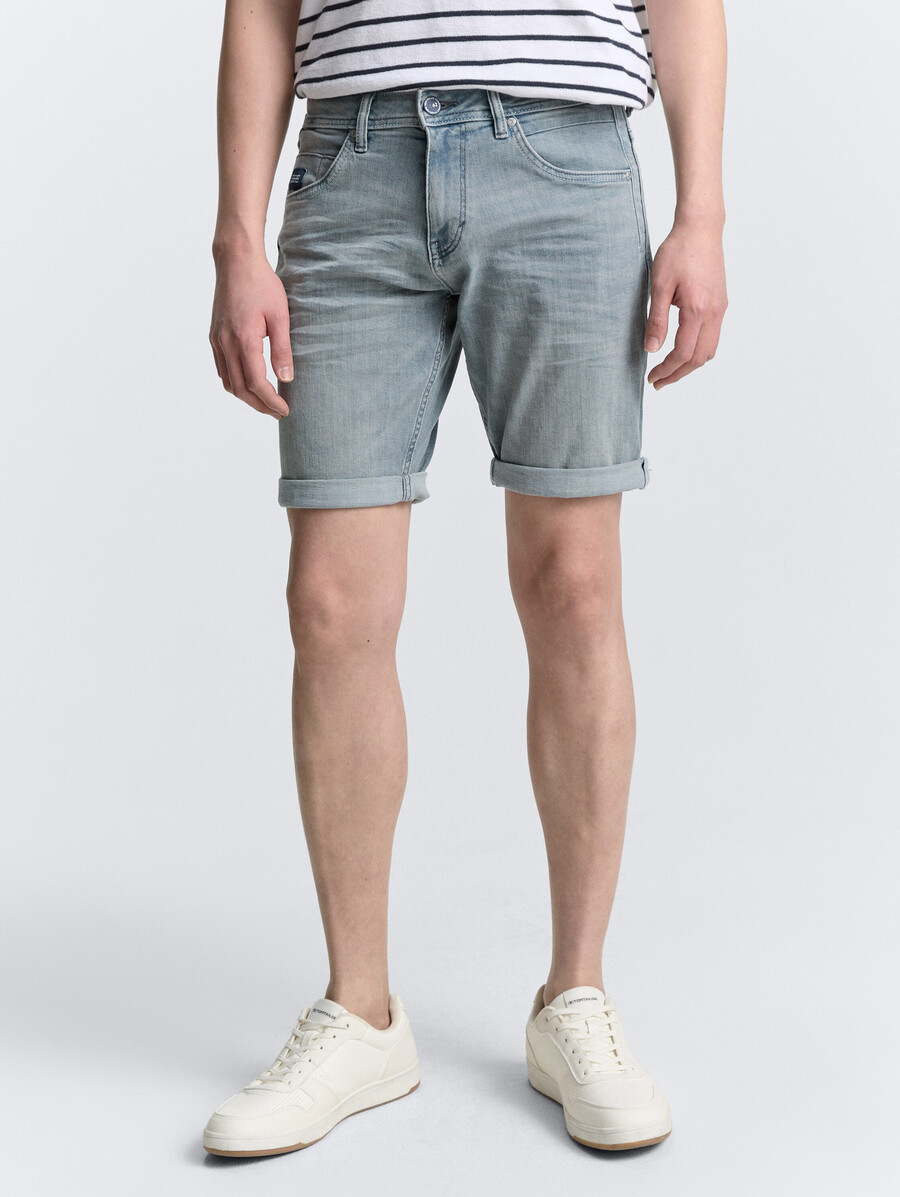 ttjosh regular slim jeansshorts mit stretchanteil