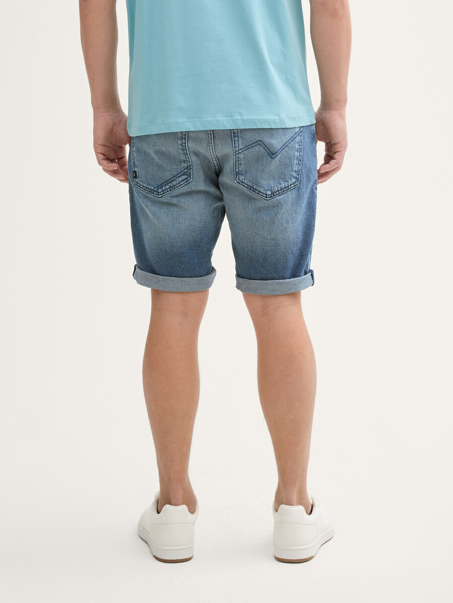 ttpiers schmal geschnittene jeansshorts mit stretch