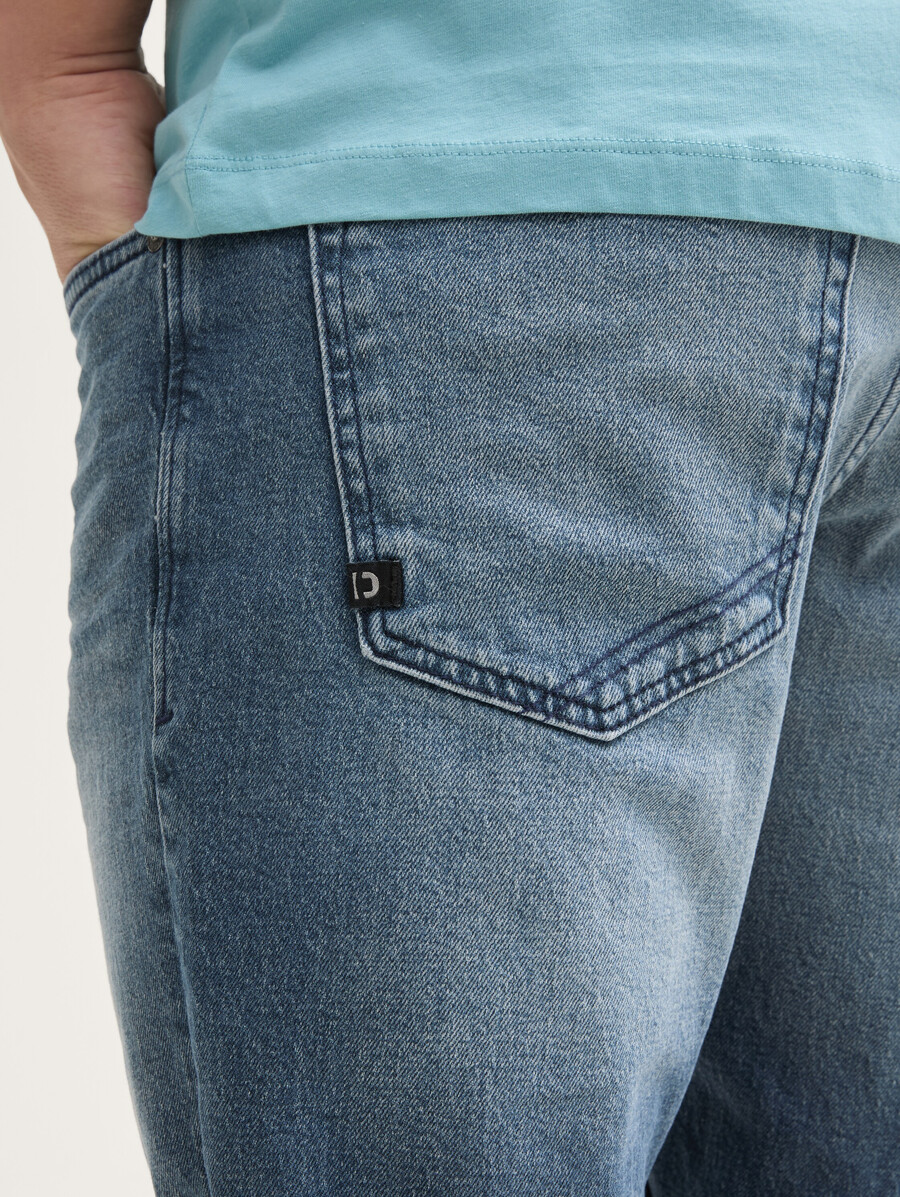 ttpiers schmal geschnittene jeansshorts mit stretch