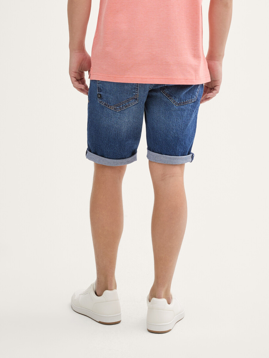 ttpiers schmal geschnittene jeansshorts mit stretch