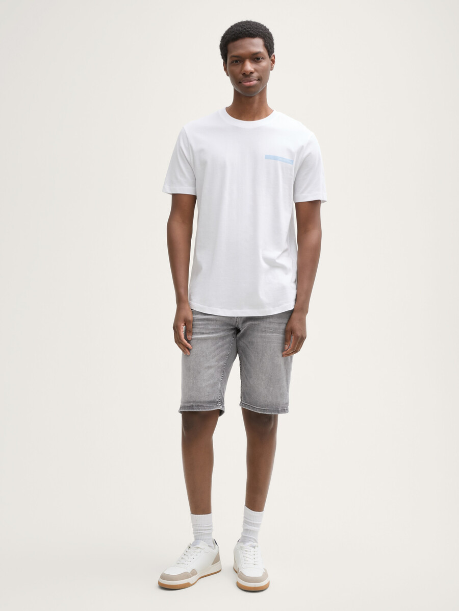 ttpiers schmal geschnittene jeansshorts mit stretch