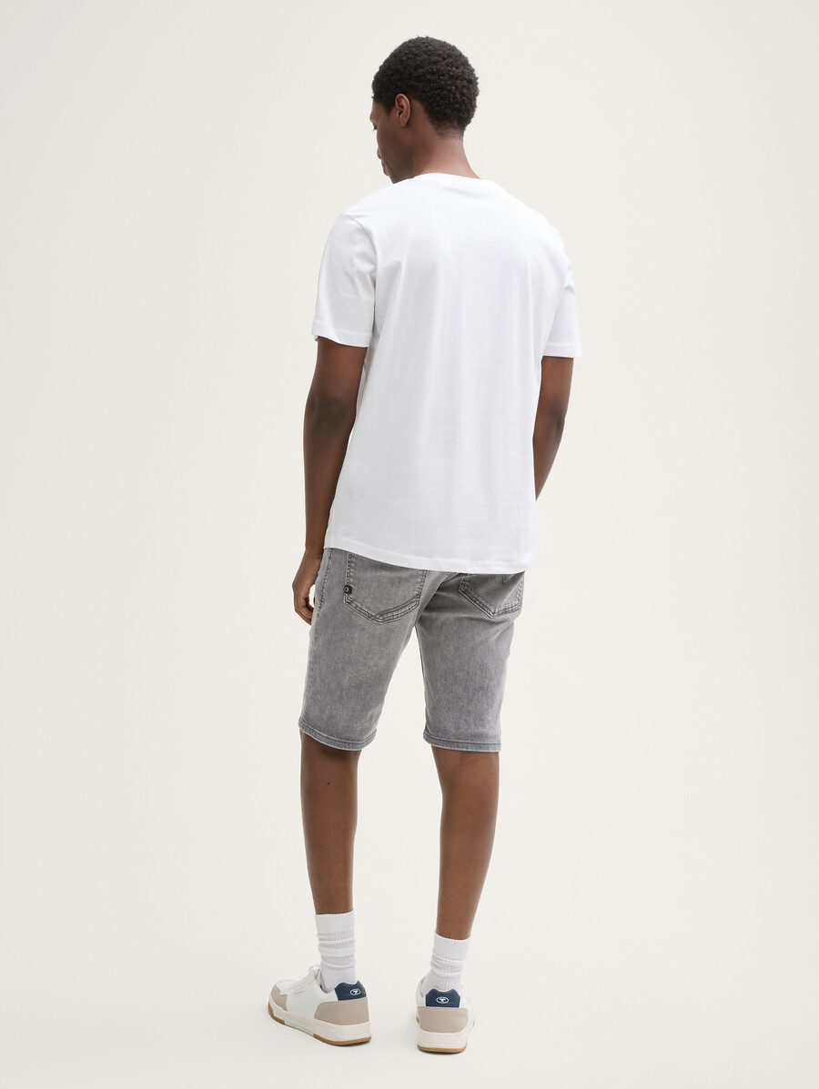ttpiers schmal geschnittene jeansshorts mit stretch