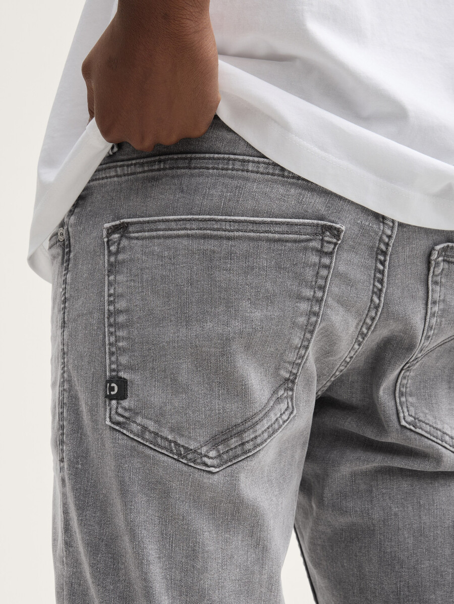 ttpiers schmal geschnittene jeansshorts mit stretch