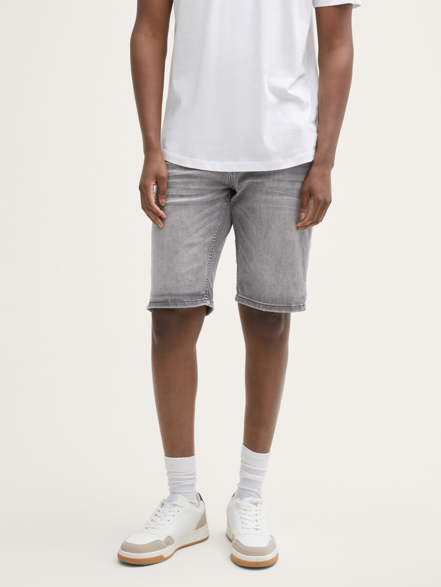 ttpiers schmal geschnittene jeansshorts mit stretch