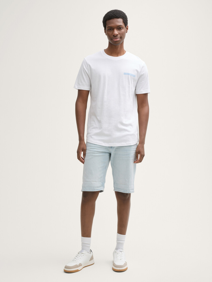 ttpiers schmal geschnittene jeansshorts mit stretch