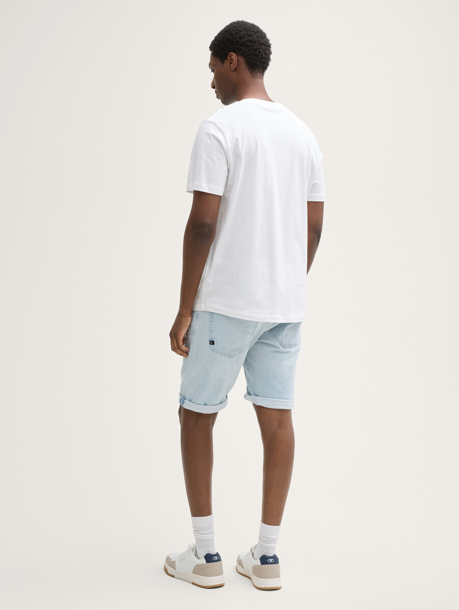 ttpiers schmal geschnittene jeansshorts mit stretch