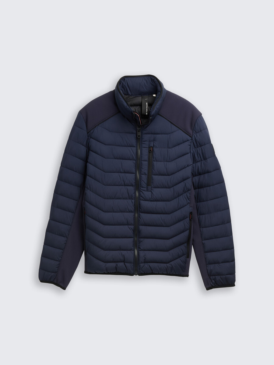 leichte hybrid-steppjacke