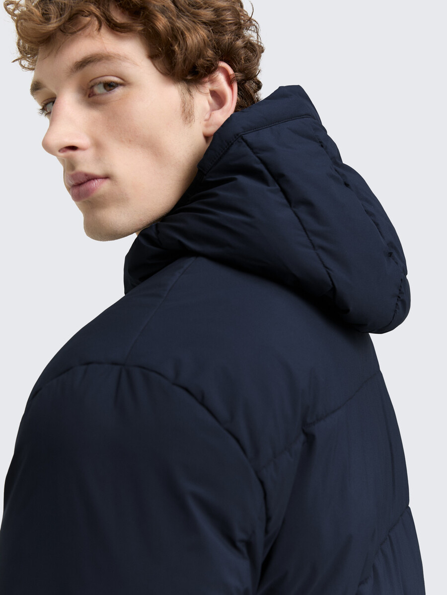 steppparka mit kapuze