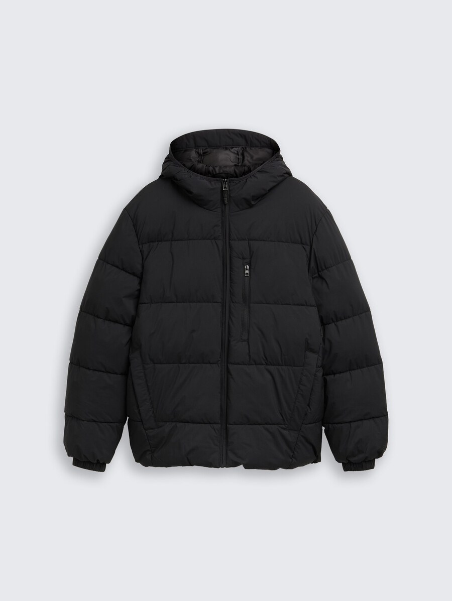 leichte steppjacke mit kapuze