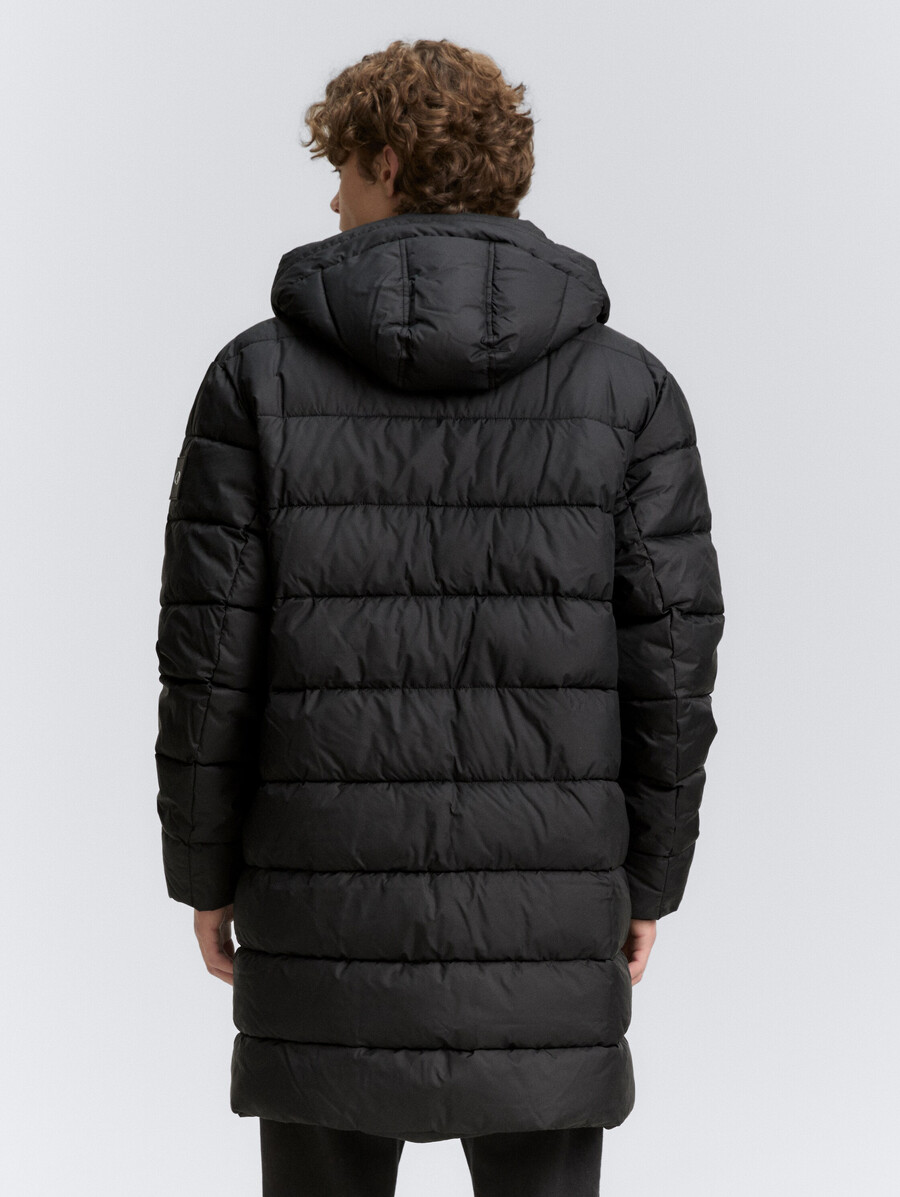 steppparka mit kapuze