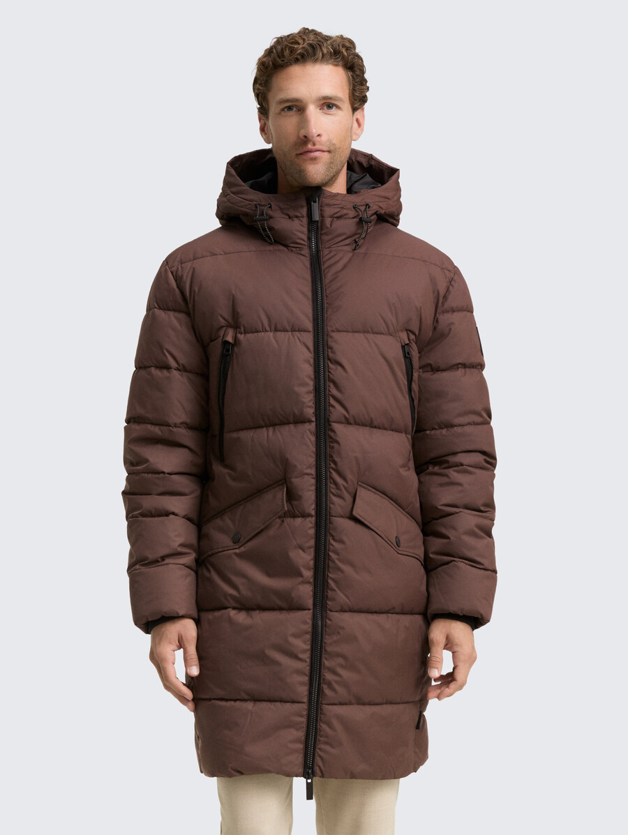 steppparka mit kapuze