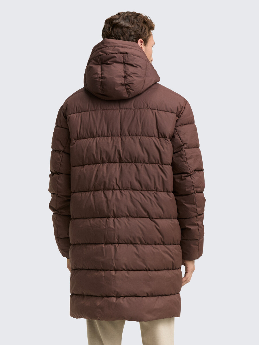 steppparka mit kapuze