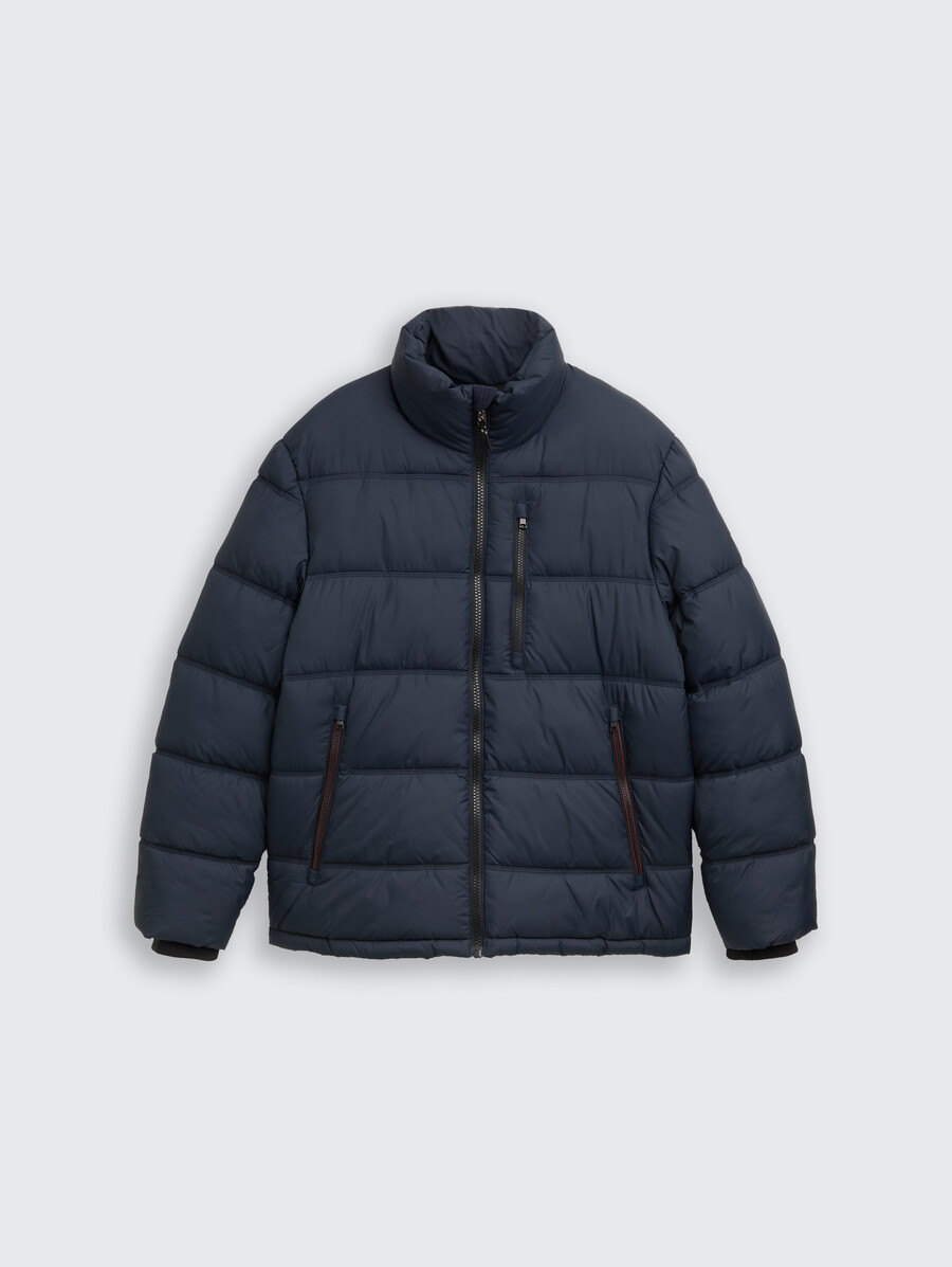 steppjacke aus wasserabweisendem material